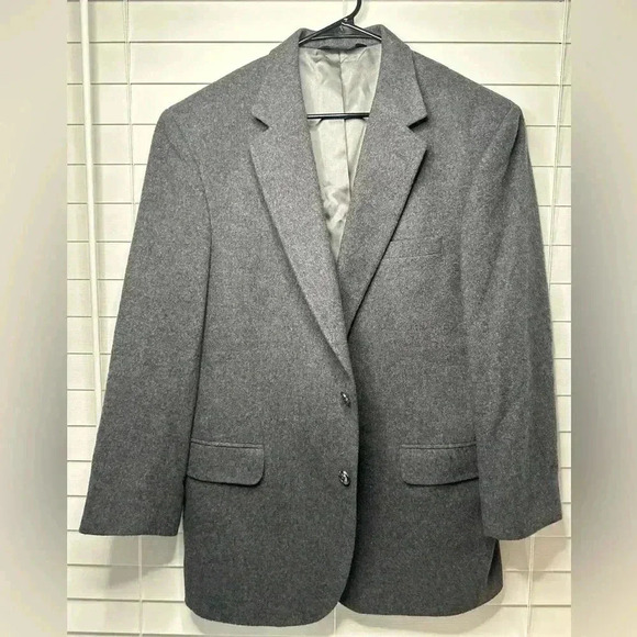 Jos A Bank Men’s Gray 100% Camel Hair Gordon Blazer Sport Jacket/ Coat, Size 42 - Picture 2 of 12